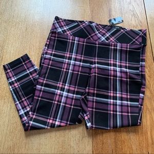Torrid Pink Plaid Pixie Pant Dress Business Pants